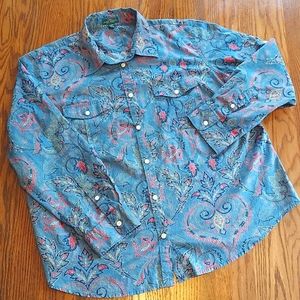 Lauren Ralph Lauren Lauren Jeans Co. Womens Size 2X Button Down Shirt